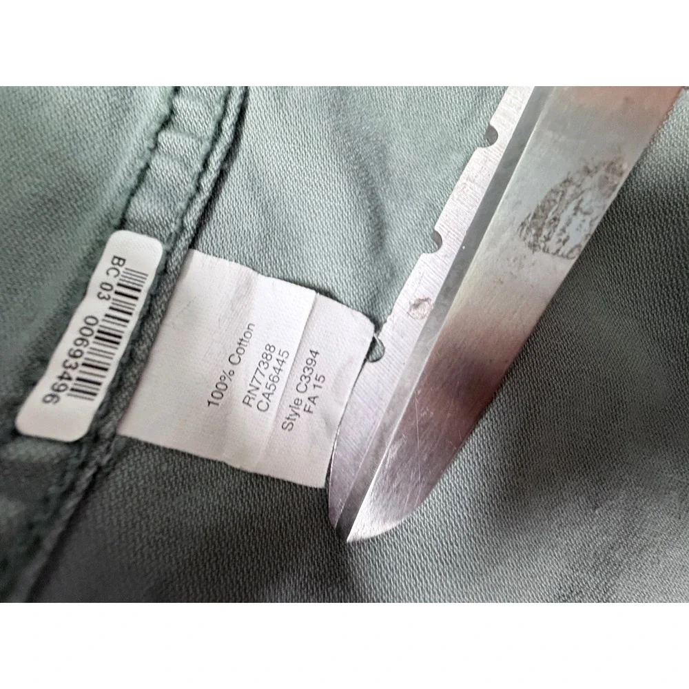 Madewell Fleet Jacket Sage Green Cotton Utility Field Coat C3394 Womens Small